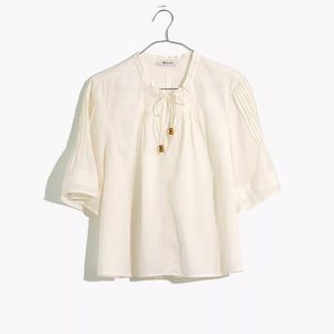 Madewell White Lightweight Top